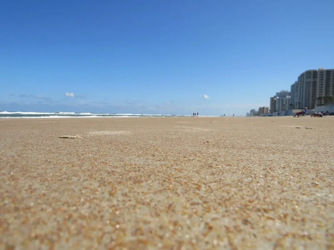 Daytona Beach sand close up