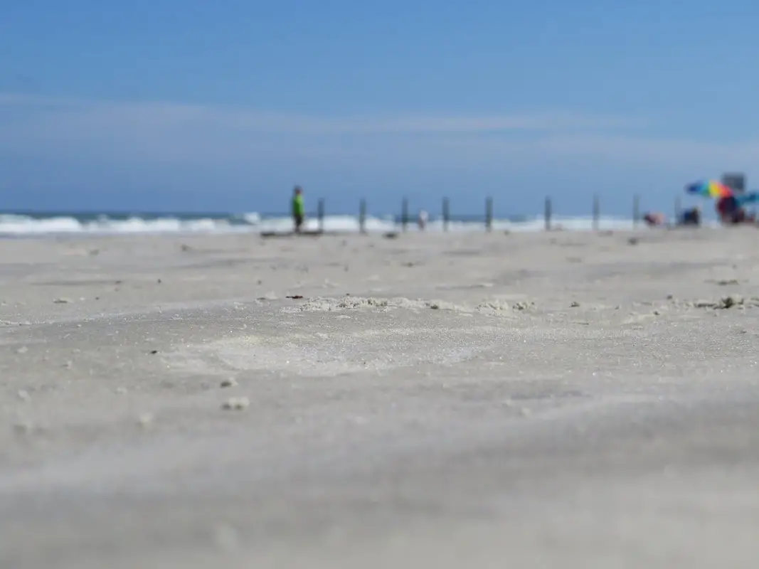 Sand close-up on Daytona Beach Shores