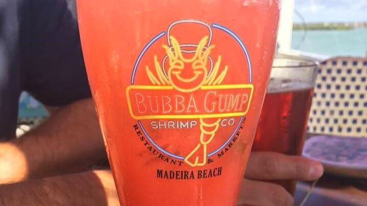 Picture of drink at Bubba Gumps Madeira Beach