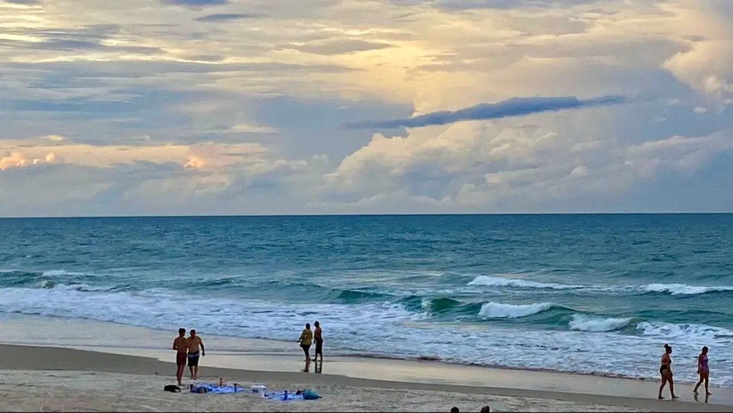 Sunset on Wilbur Beach Florida