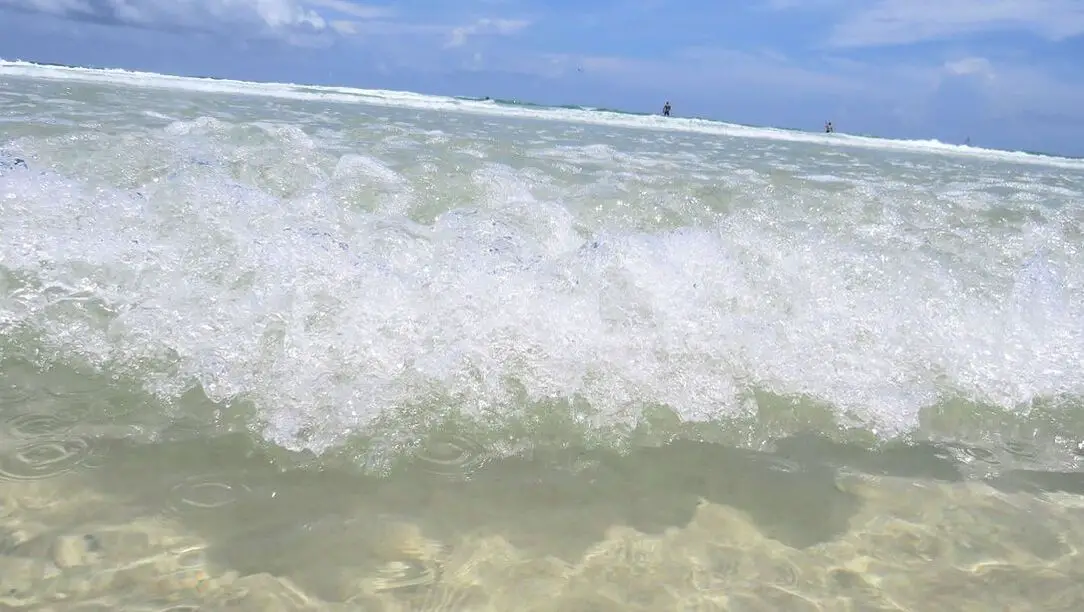 Clearwater Beach Gulf wave