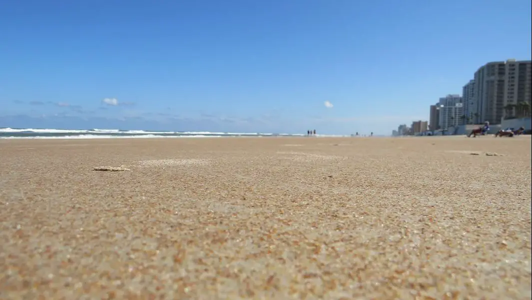 Daytona Beach sand close up