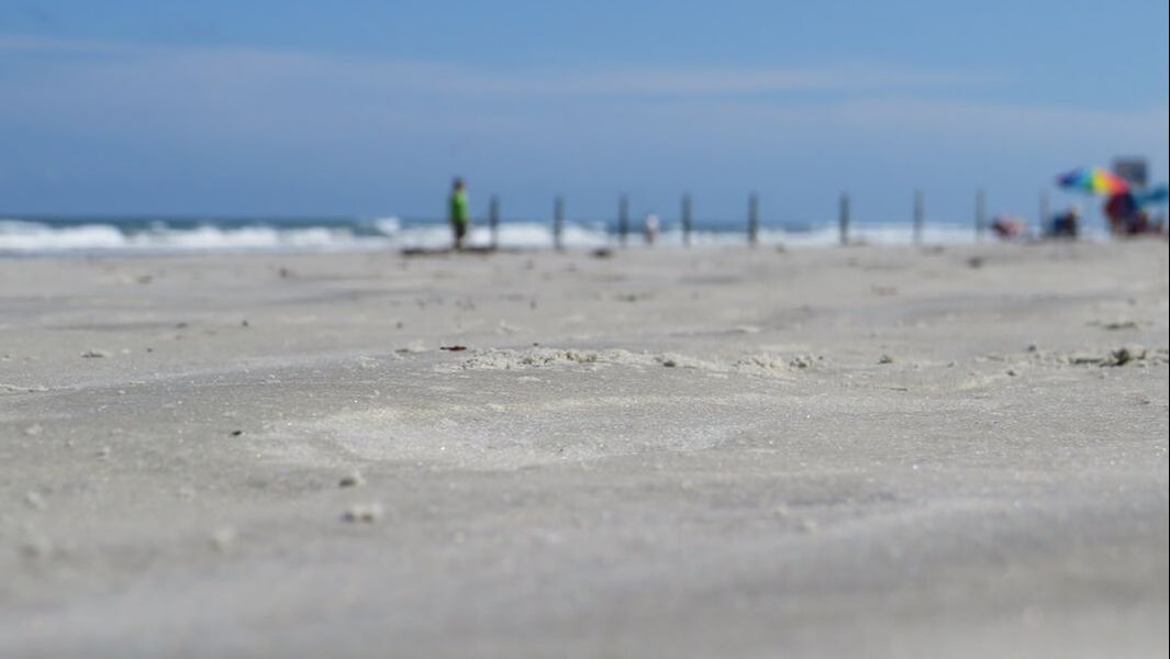 Sand close-up on Daytona Beach Shores