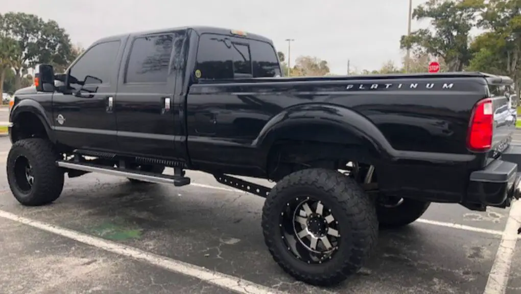 Picture of Black Ford Truck F250