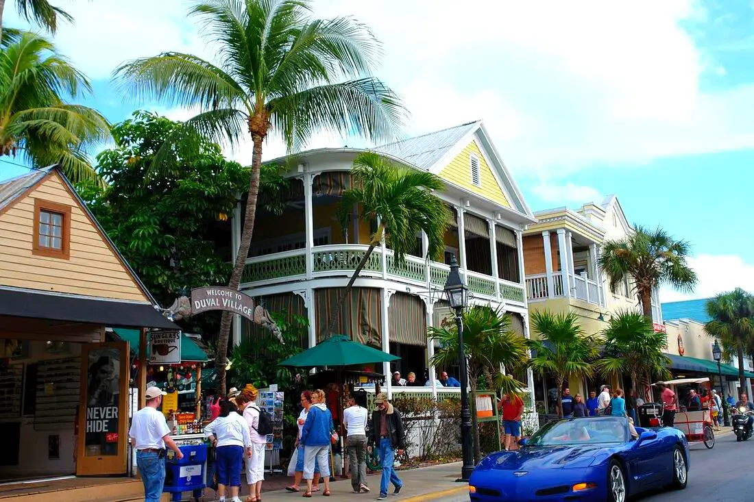 Picture of Old Town street Key West