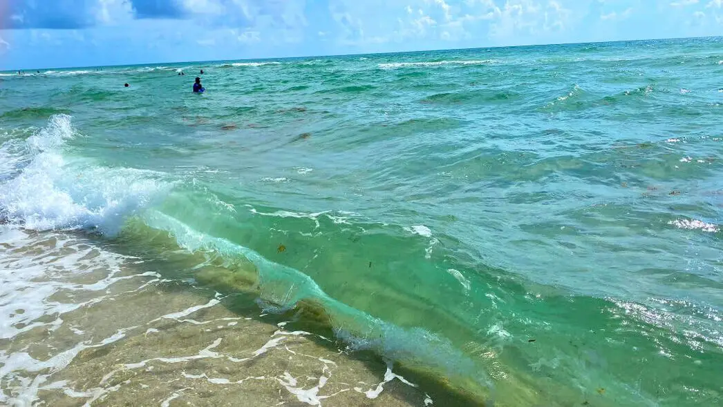 Ocean waves Miami Beach