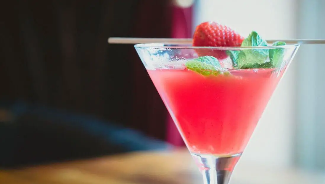 Picture of strawberry cocktail Siesta Key