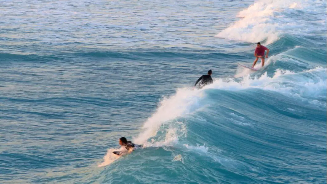 People surfing Juno Beach
