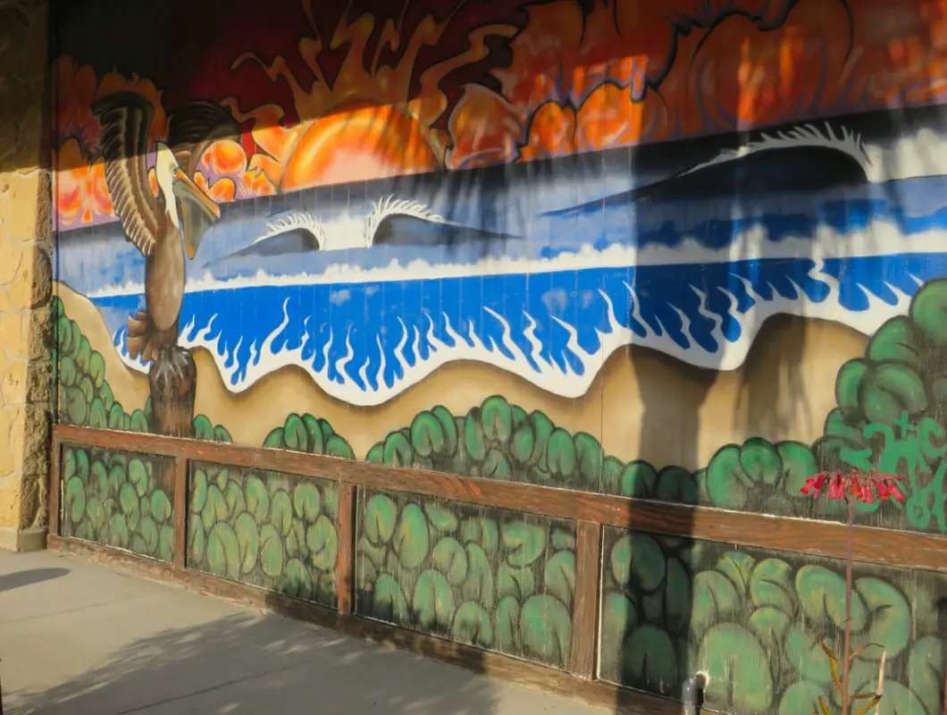 Wall art at Spessard Holland Beach Park
