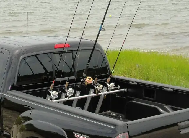 Truck Bed Fishing Rod Rack