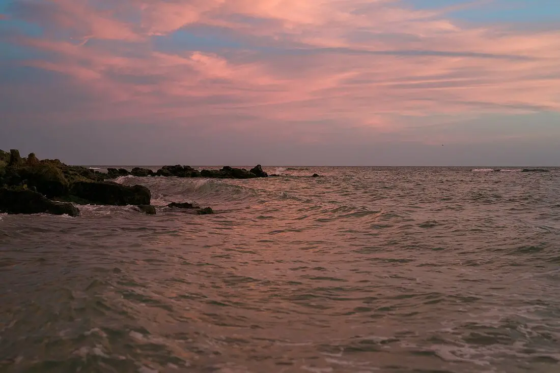 Picture of sunset Caspersen Beach FL